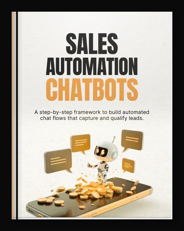 Sales Automation Chatbots ebook cover