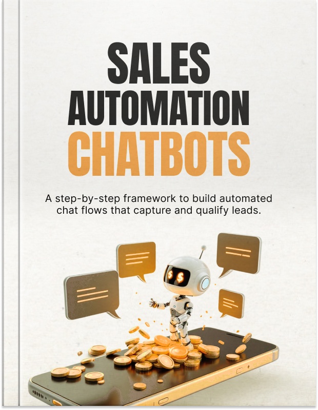 Sales Automation Chatbots ebook cover